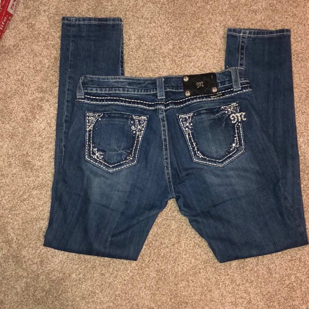 Medium wash skinny missme